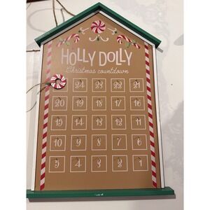 NEW Dolly Parton DG Advent Calendar CHRISTMAS Countdown Sign Dollar General RARE